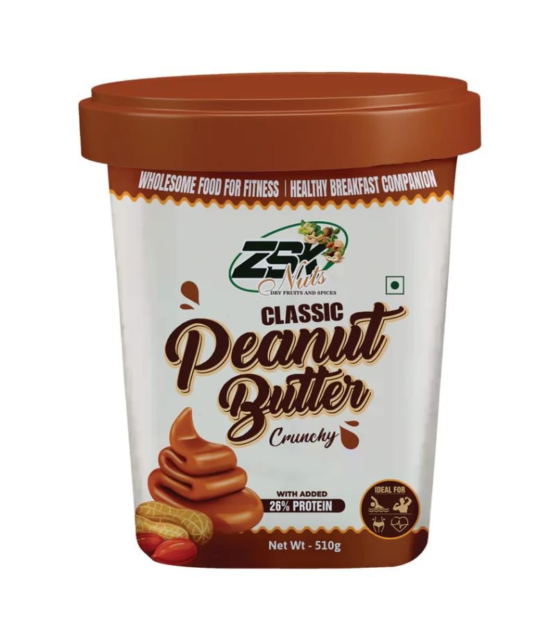1 ZSK Classic Crunchy Peanut Butter, 1kg + 500gm FREE - Image 1