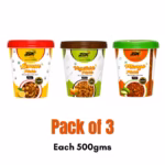 Lemon Pickle, Mango Pickle, Mixed Vegetable Pickle | COMBO - Each 500gm, Pack of 3
