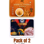 Ashwagandha Powder with Saffron, Sufoof Arabian Night for Men | COMBO - Each 100gm, Pack of 2