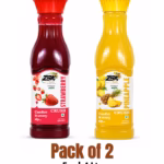 Strawberry Crush, Pineapple Crush | COMBO - Each 1Ltr, Pack of 2
