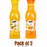 Pineapple Crush, Orange Crush | COMBO - Each 1Ltr, Pack of 2