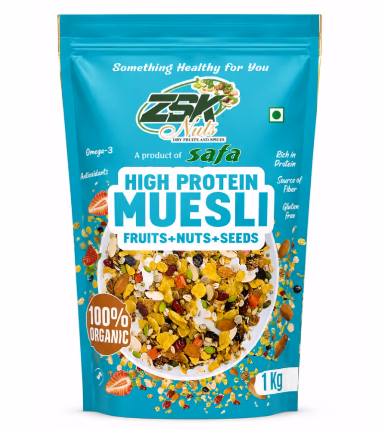 High Protein Muesli (Fruits, Nuts & Seeds) – 1kg