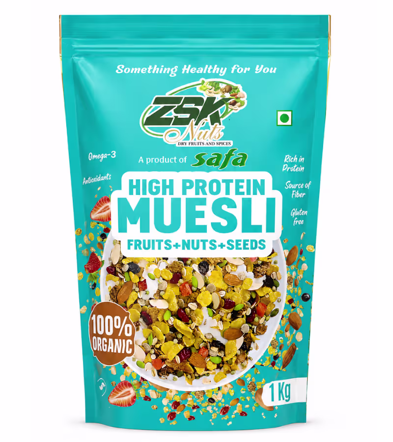 High Protein Muesli (Fruits, Nuts & Seeds) – 1kg High Protein Muesli (Fruits, Nuts & Seeds) – 1kg