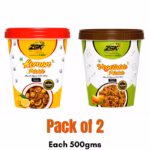 Lemon Pickle, Mixed Vegetable Pickle | COMBO - Each 500gm, Pack of 2
