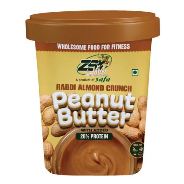 Rabdi Almond Crunch Peanut Butter, 1kg + 500gm FREE