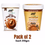 Chocolate Peanut Butter Crunchy, Rabdi Almond Crunch Peanut Butter | COMBO - Each 510gm, Pack of 2