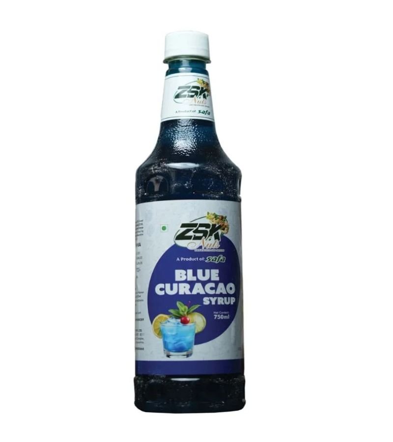 7 ZSK Mocktail Blue Curacao Syrup – 750ml - Image 1