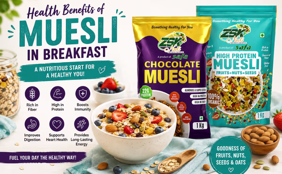 Health Benefits of Muesli in Breakfast | Healthy Morning Meal Guide