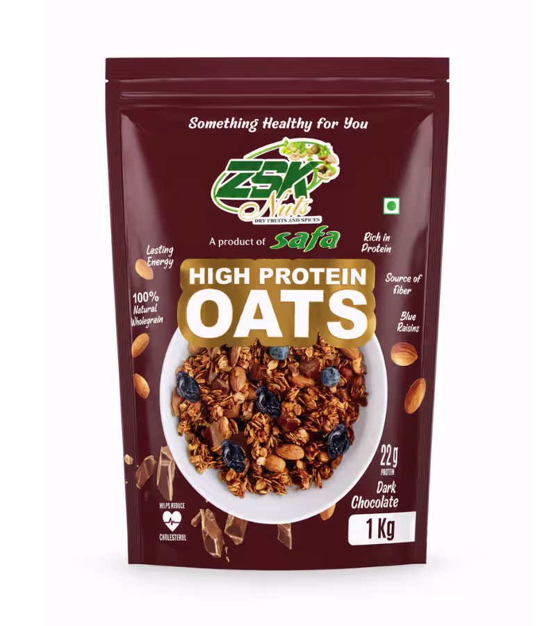 High Protein Oats Dark Chocolate – 1kg High Protein Oats Dark Chocolate – 1kg