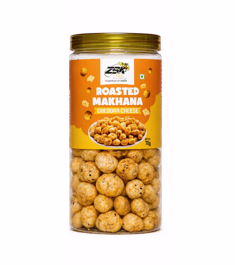 obimfblp1ikqdyz6mpk6 Roasted Makhana Cheddar Chesse - 70gm - Image 1